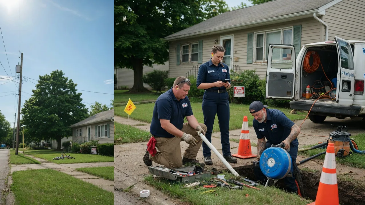 Sewer Line Repair in Guys, TN near me